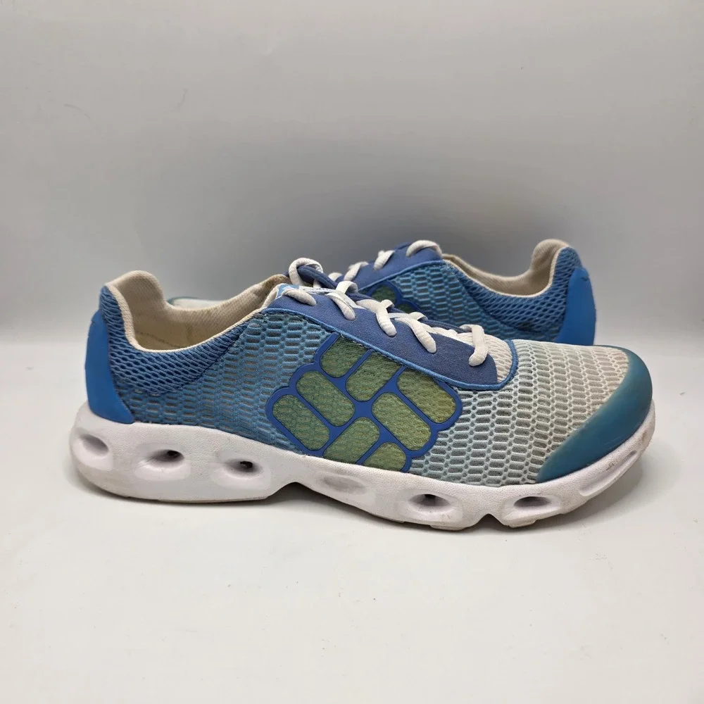 Columbia Drainmaker Water‎ Shoes Womens 10 Blue Good Mesh Breathable Hiking